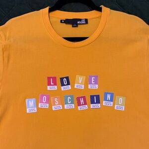 Love Moschino Yellow Short Sleeve Tee